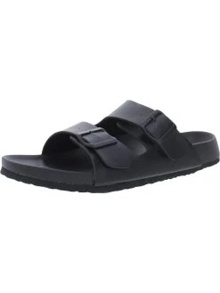 Arizona Jeans Co. Revere Womens Buckle Solid Footbed Sandals