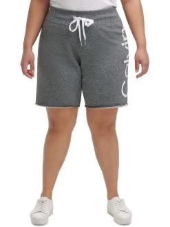 Calvin Klein Performance Plus Womens Bermuda Logo Shorts