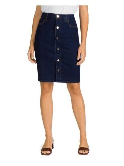 Jen7 by 7 for All Mankind Womens Pencil Jean Denim Skirt