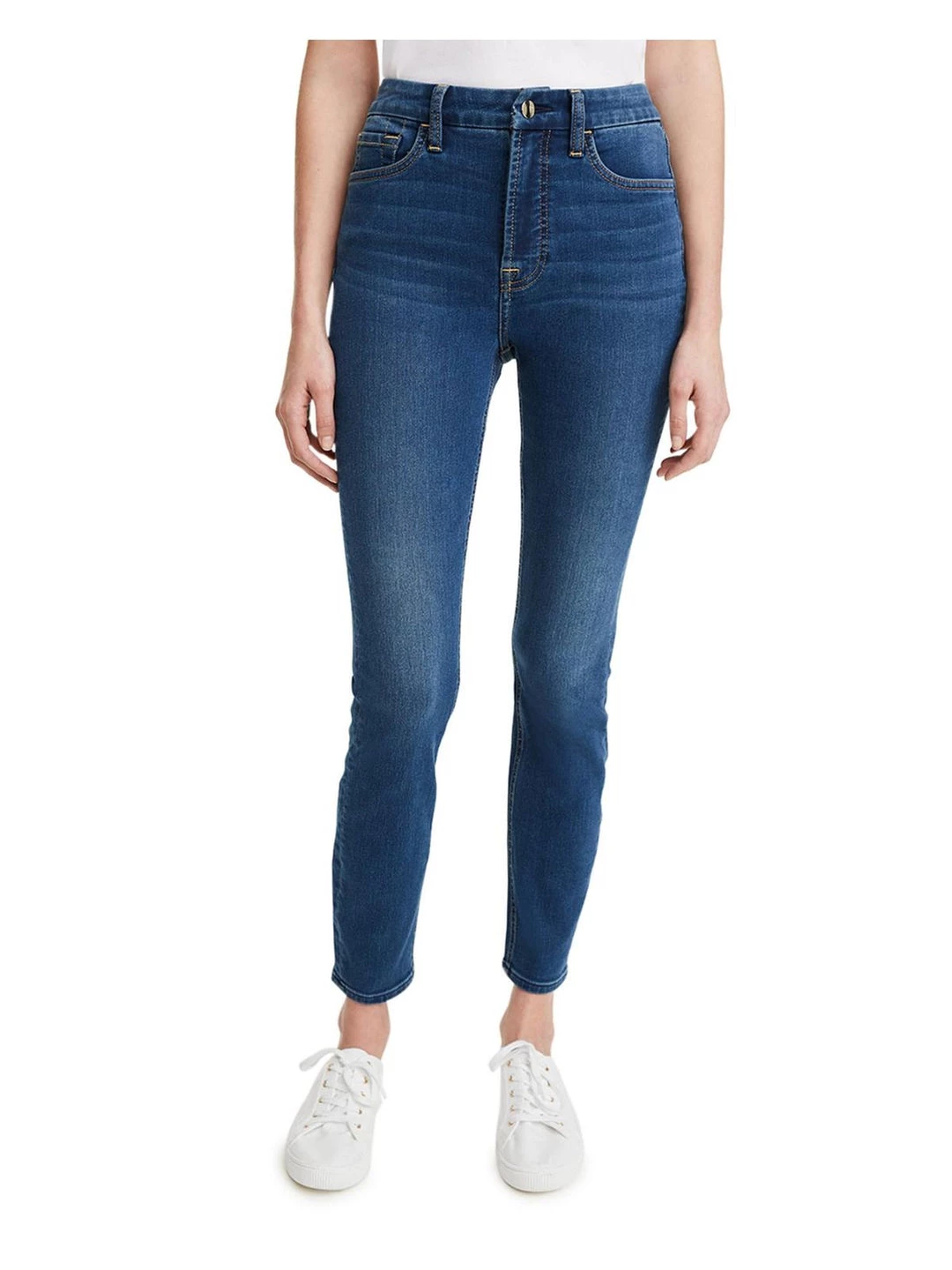 Jen7 by 7 for All Mankind Womens Tall Pockets High-Waist Jeans
