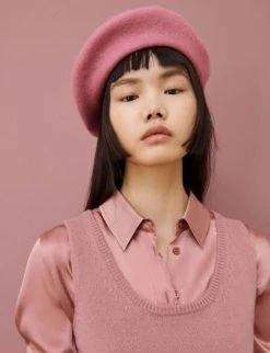 Marella Amici Beret in Pink - women
