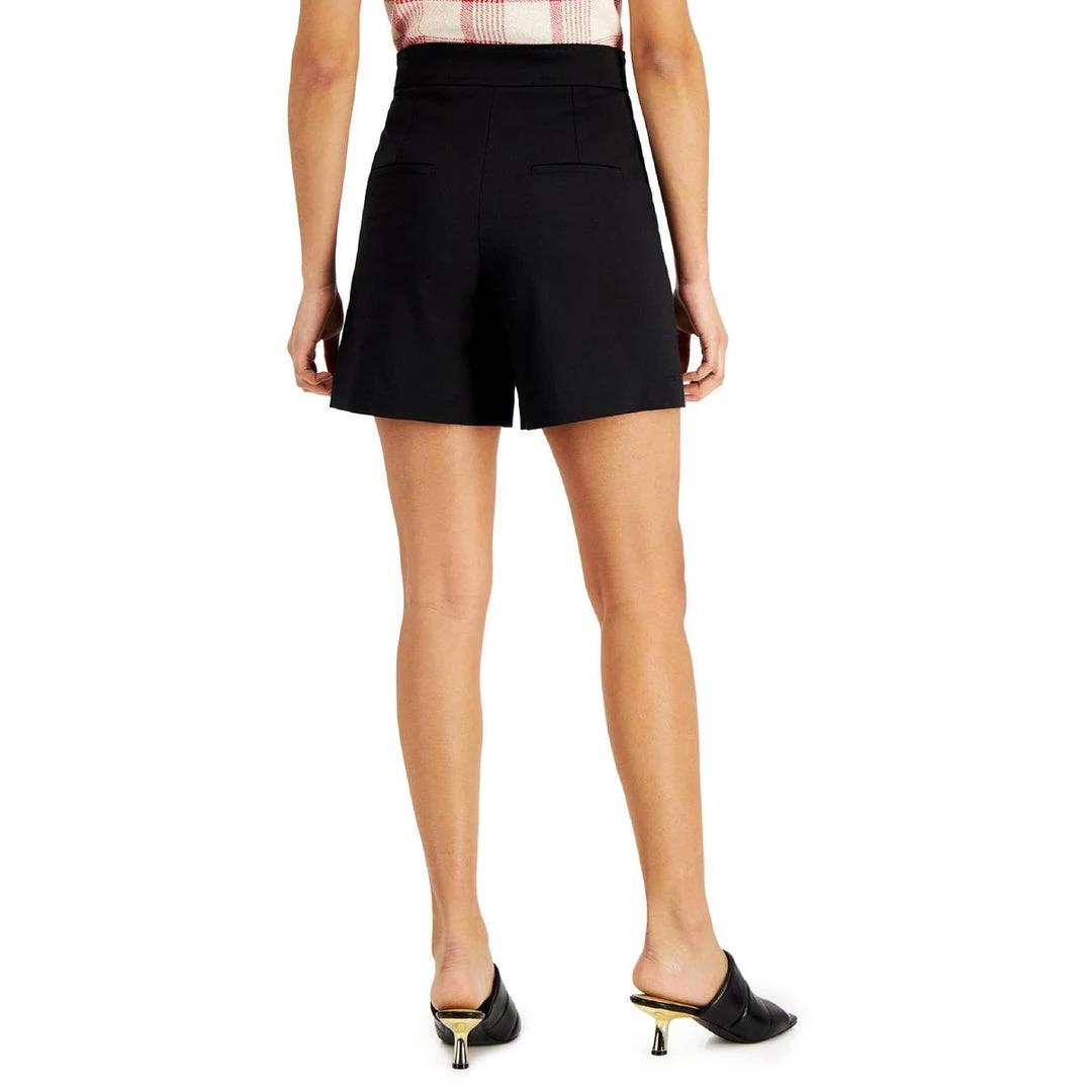 Marella Usual Womens High Waisted Solid High-Waist Shorts - Image 2