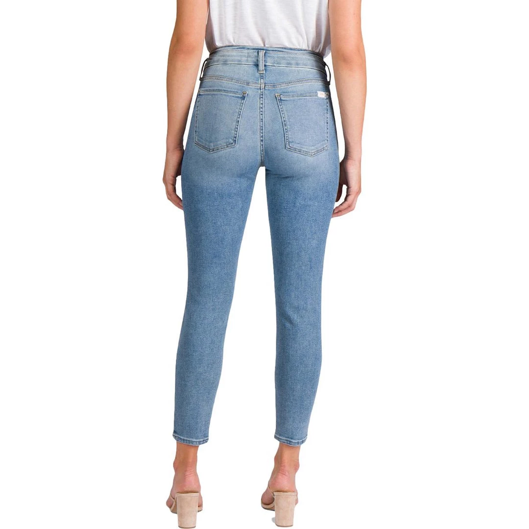 Jen7 by 7 for All Mankind Womens Denim Tie Front Skinny Jeans - Image 2