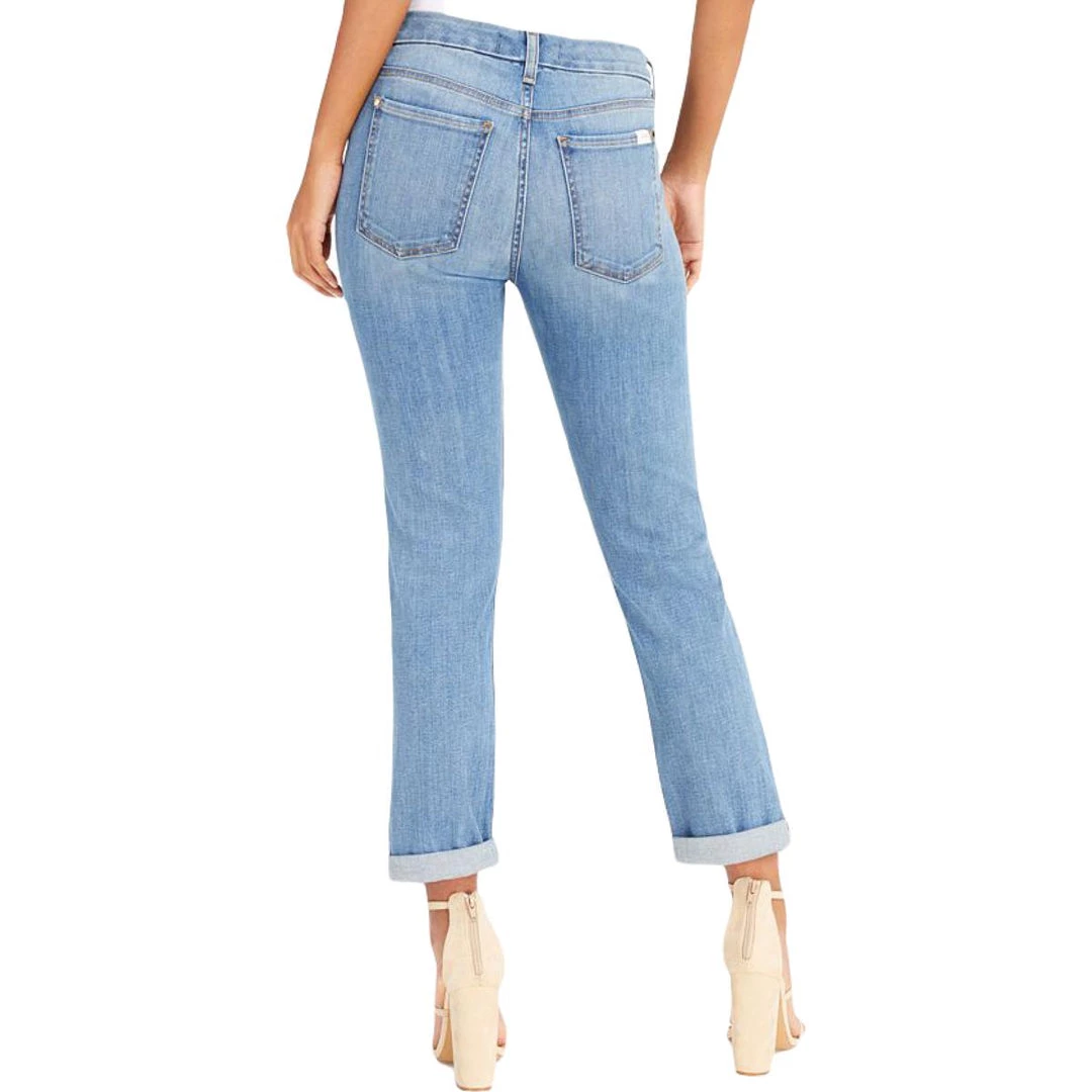 Jen7 by 7 for All Mankind Womens Denim Cropped Straight Leg Jeans - Image 2