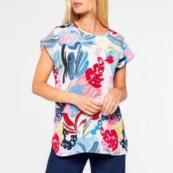 Marella Riviera Top in Print - women