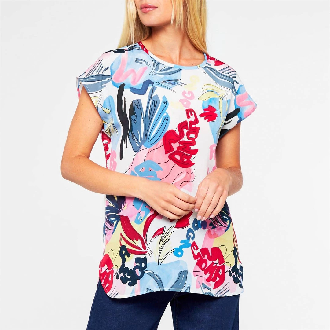 Marella Riviera Top in Print - women
