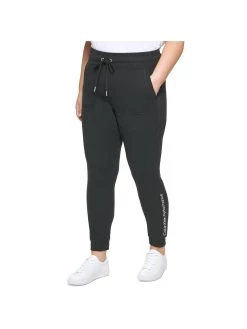 Calvin Klein Performance Plus Womens Thermal High Rise Jogger Pants