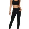 Calvin Klein Performance Womens High-Waisted Logo Leggings