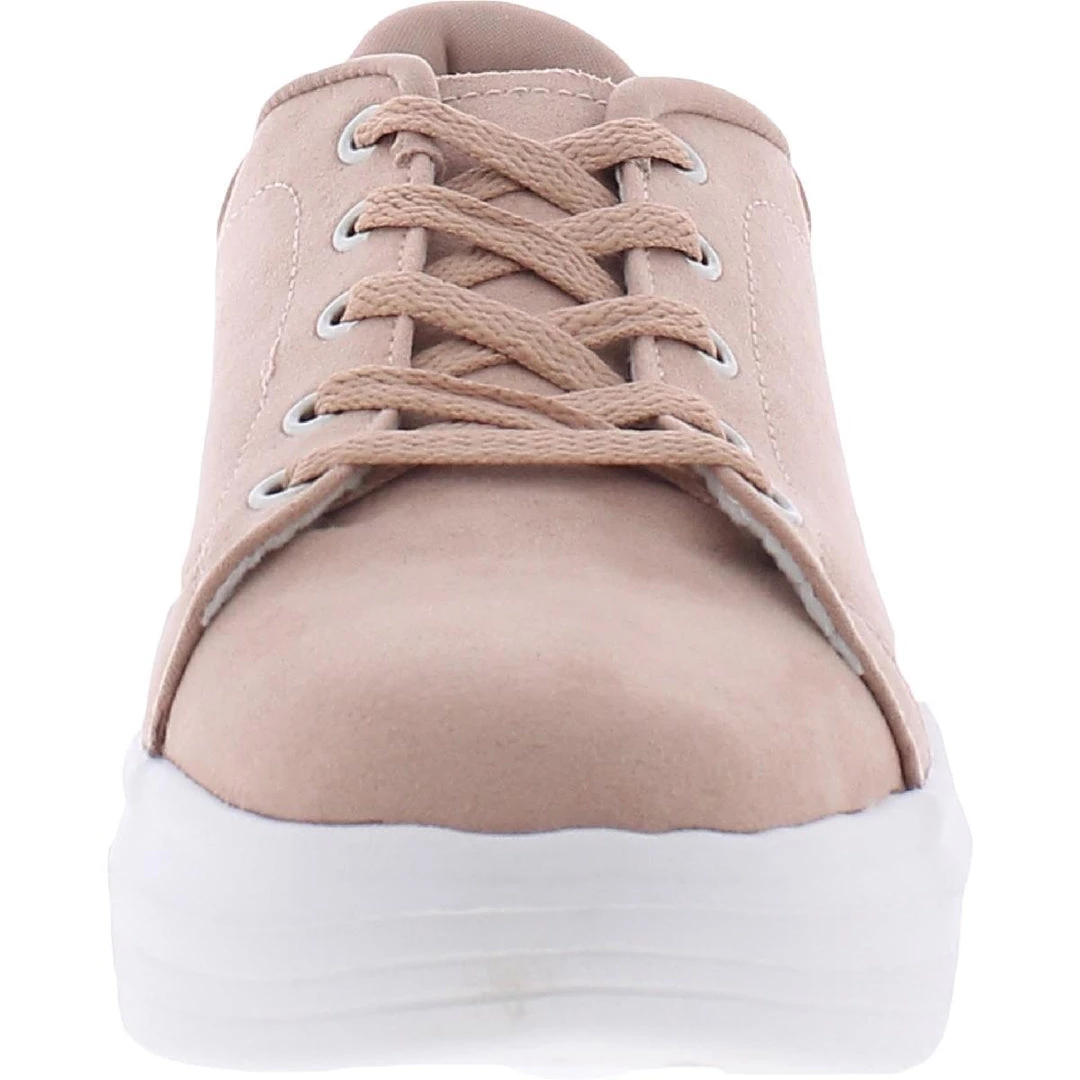 Arizona Jeans Co. Encore Womens Faux Suede Lace Up Casual and Fashion Sneakers - Image 3