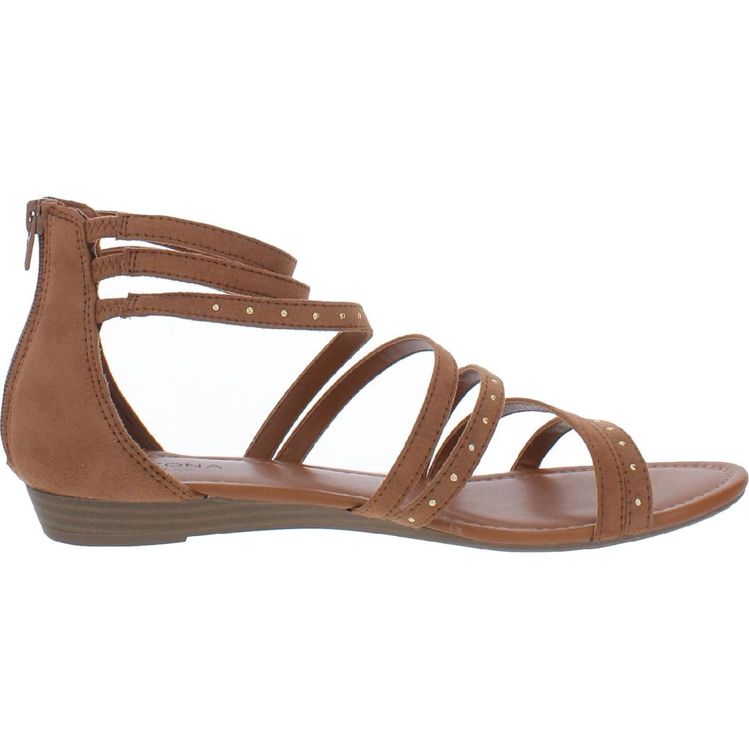 Arizona Jeans Co. Tinsel Womens Suede Strappy Gladiator Sandals - Image 2