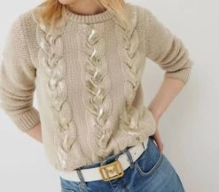 Marella Felino Sweater in Beige - women