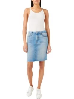 Jen7 by 7 for All Mankind Womens Belted Denim Pencil Skirt