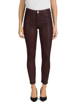 Jen7 by 7 for All Mankind Womens Coated Ankle Skinny Pants