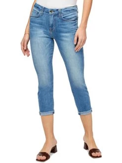 Jen7 by 7 for All Mankind Womens Denim Skinny Cropped Jeans
