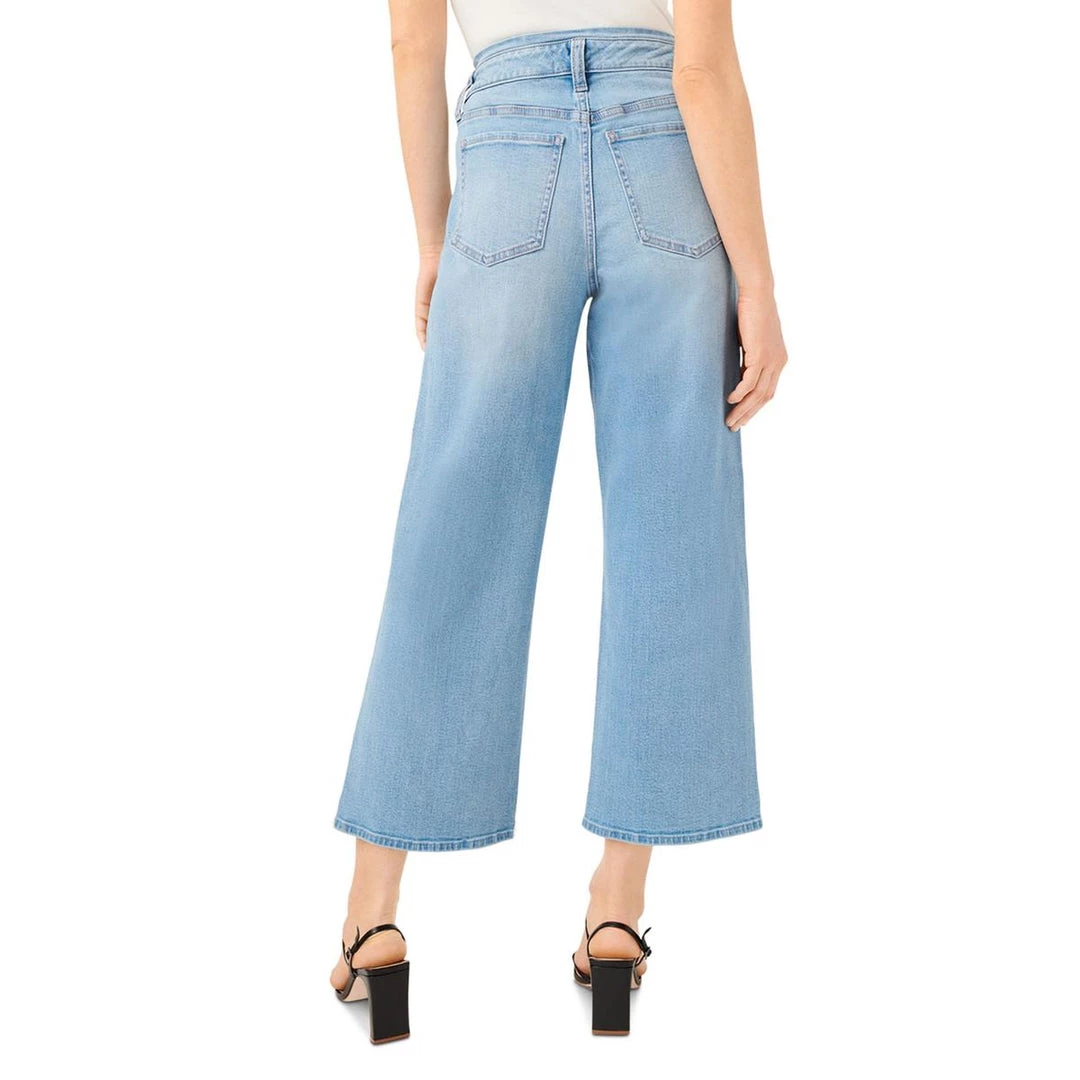Jen7 by 7 for All Mankind Womens Belted Cropped Wide Leg Jeans - Image 2