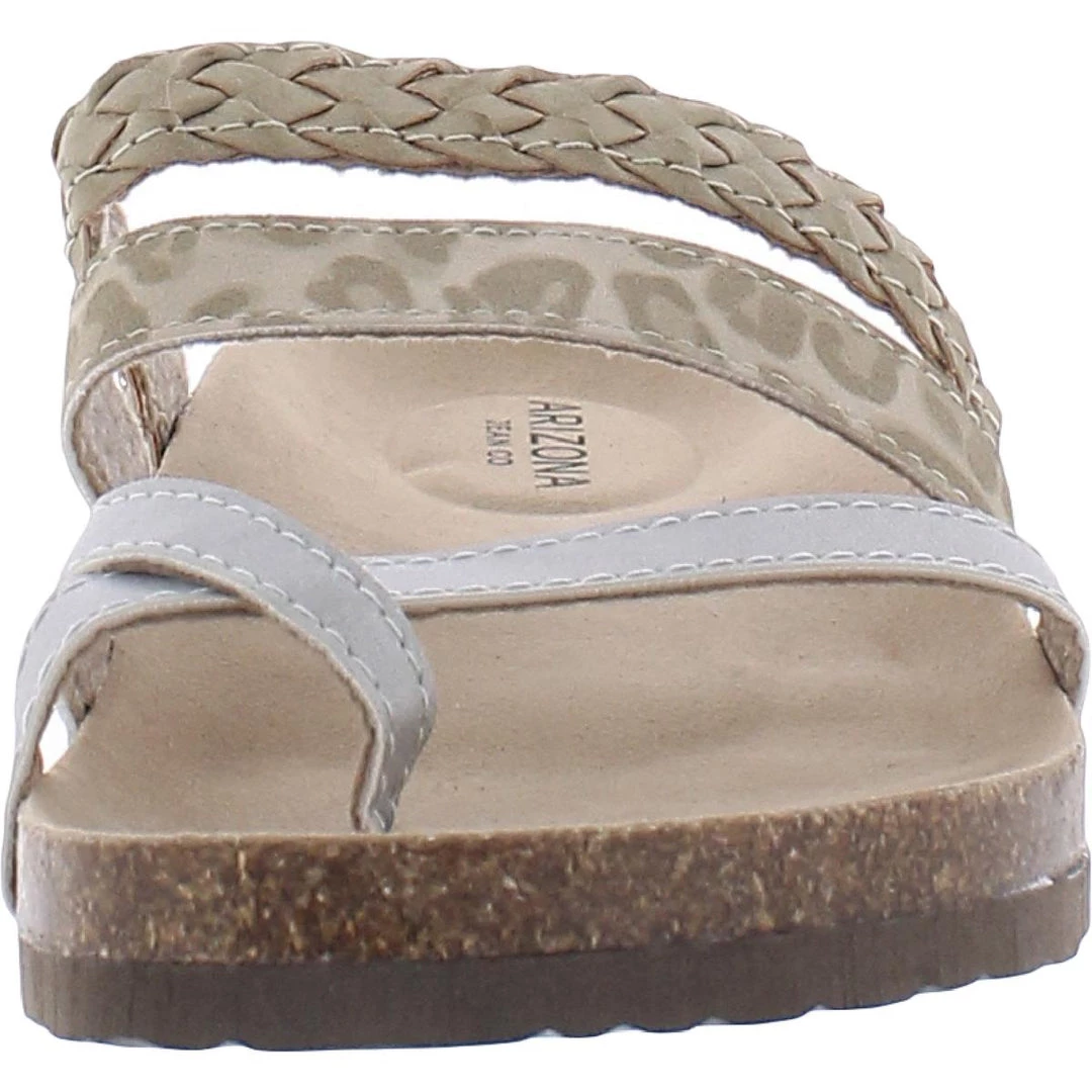 Arizona Jeans Co. Fabian Womens Toe Loop Open Toe Footbed Sandals - Image 3