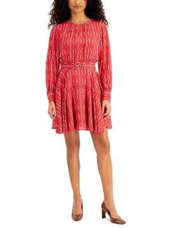 Marella Odeon Womens Printed Short Mini Dress