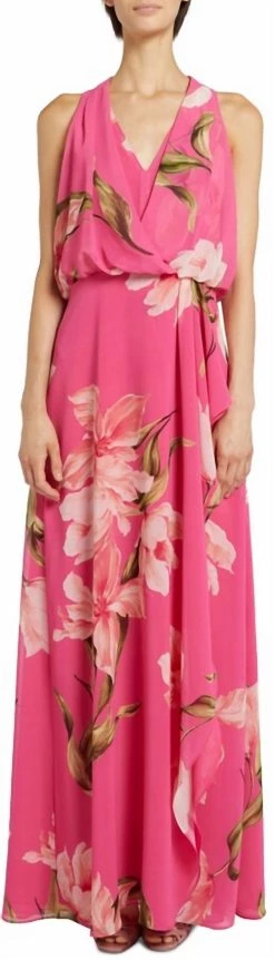 Marella Egisto Dress In Pink Print - women