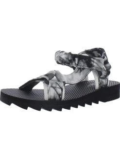 Arizona Jeans Co. Jangle Womens Slingback Ankle Strap Wedge Sandals
