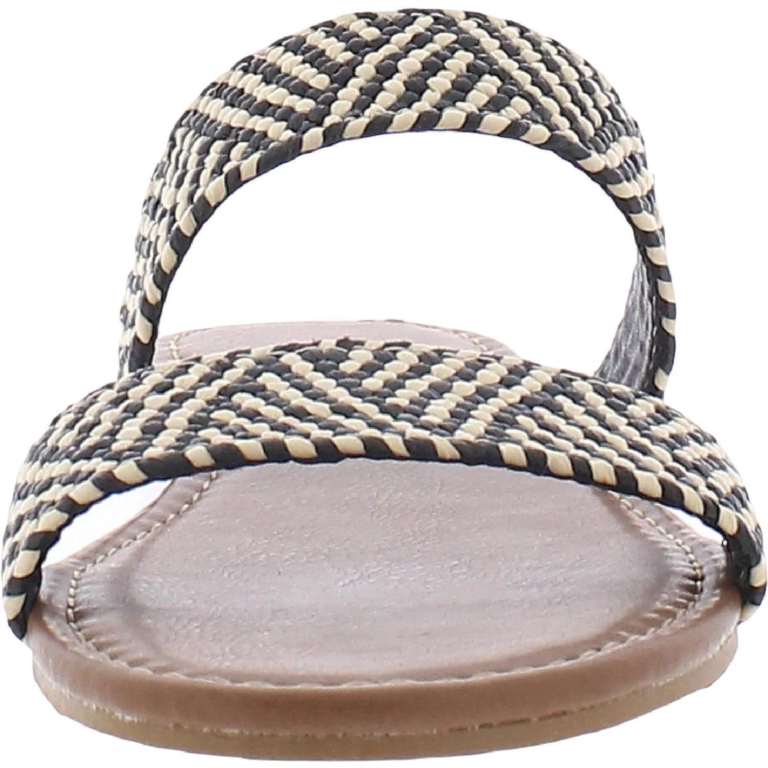 Arizona Jeans Co. Gyles Womens Woven Slip On Flat Sandals - Image 3