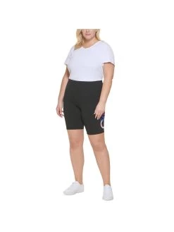 Calvin Klein Performance Plus Womens Logo Fitness Bike Short