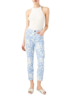 Jen7 by 7 for All Mankind Womens Denim High Rise Skinny Jeans